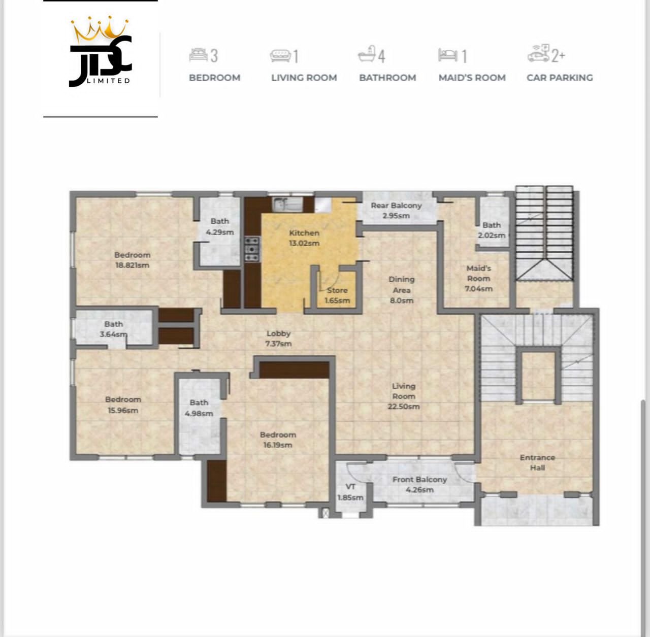 3 bedroom semi apartment selling out(off-plan)
