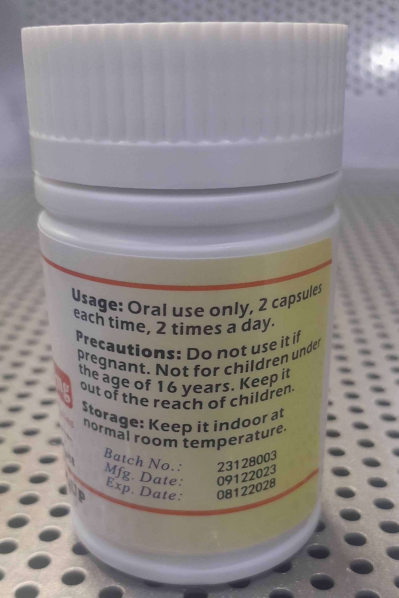 Double Ginseng Capsule (Energy &amp; Blood Circulation)