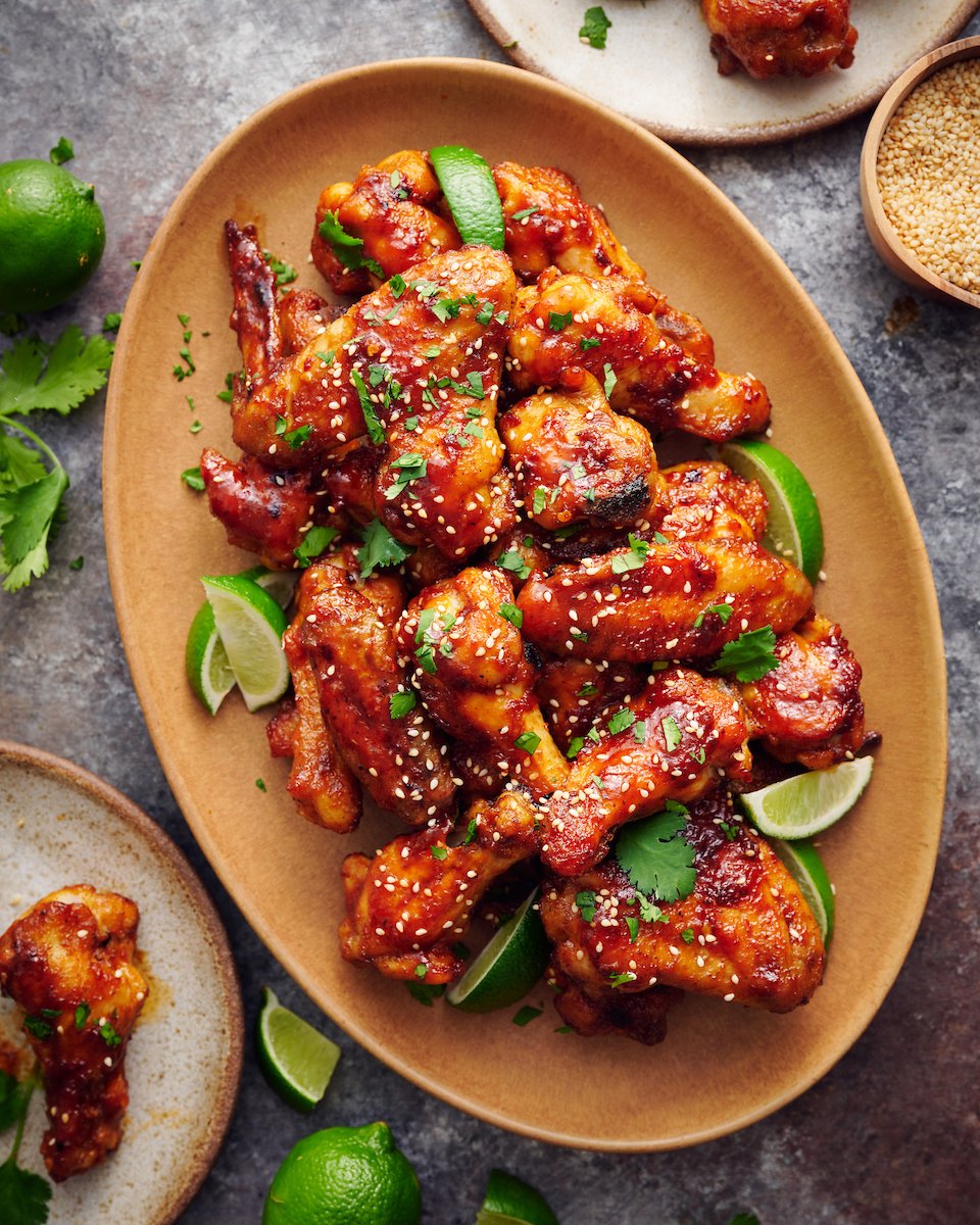SWEET AND SPICY WINGS