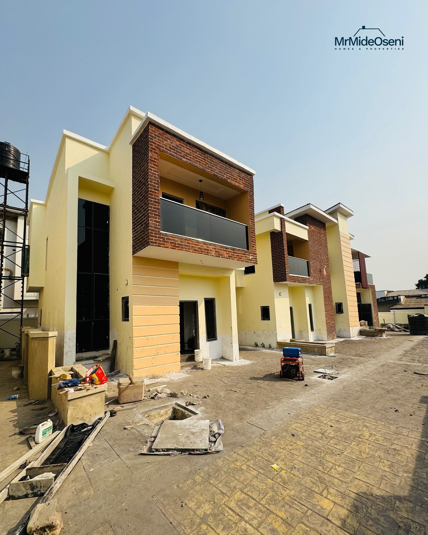 TO LET:— Newly built units of 4 bedroom terraced duplexes at Main Jericho GRA. Rent- 6m &amp; 6.5m per annum.