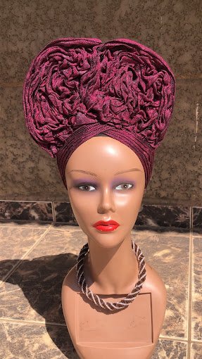 Bridal gele artist and Autogele