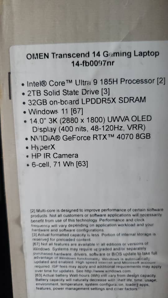 Laptops, gaming systems and printers